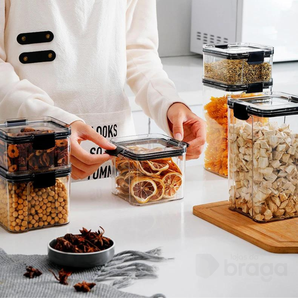 EcoLock™ – Kit de Bocaux Hermétiques en Verre + (Cadeaux Exclusifs)