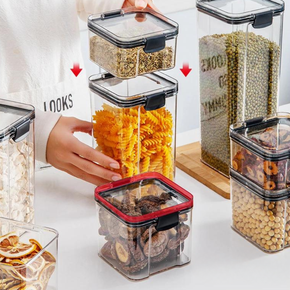 EcoLock™ – Kit de Bocaux Hermétiques en Verre + (Cadeaux Exclusifs)