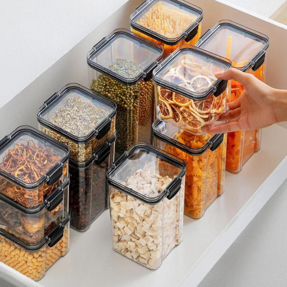 EcoLock™ – Kit de Bocaux Hermétiques en Verre + (Cadeaux Exclusifs)