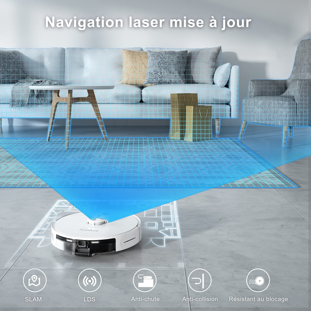 Aspirateur Robot Intelligent 3 en 1 CleanPro™